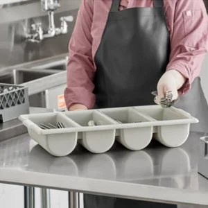 4 Compartment Cutlery Box