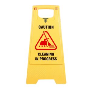Caution Board Cleaning in Progress