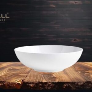 Round Open Serving Bowl - Small 6.5" White