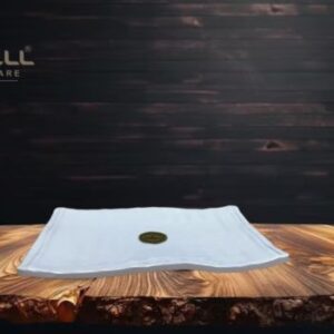 BBQ Platter 8.75" x 5.75" White