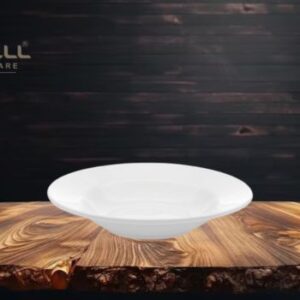 Rim Soup Plate - Medium 9" White